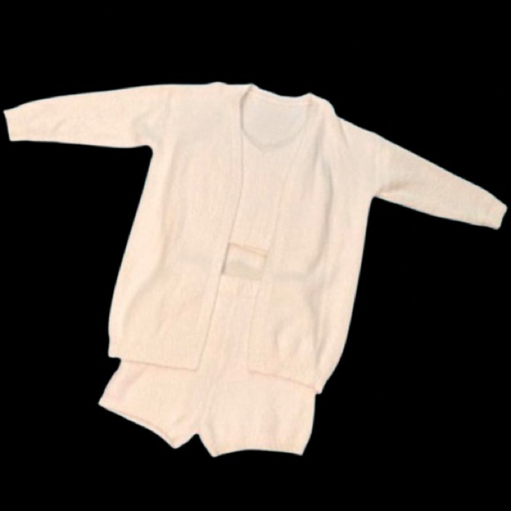 3 Piece Cozy Shorts Lounge Set, Size 0XL